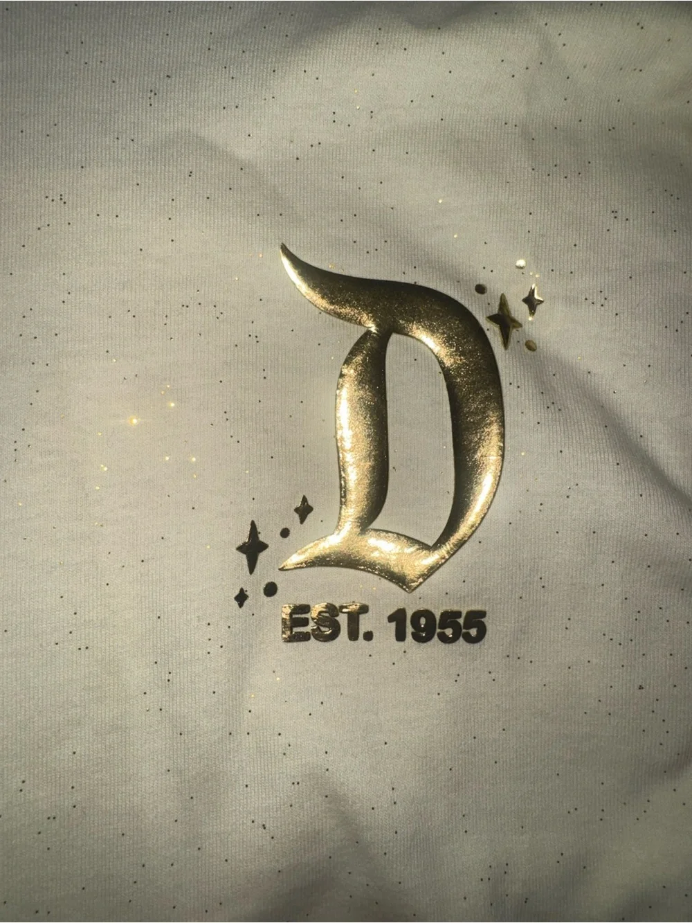 Disney Cream Long Sleeve Spirit Jersey with Gold Disneyland Logo - Picture 3 of 6